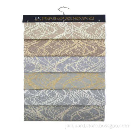 Modern Poly Ready Made Jacquard Curtain